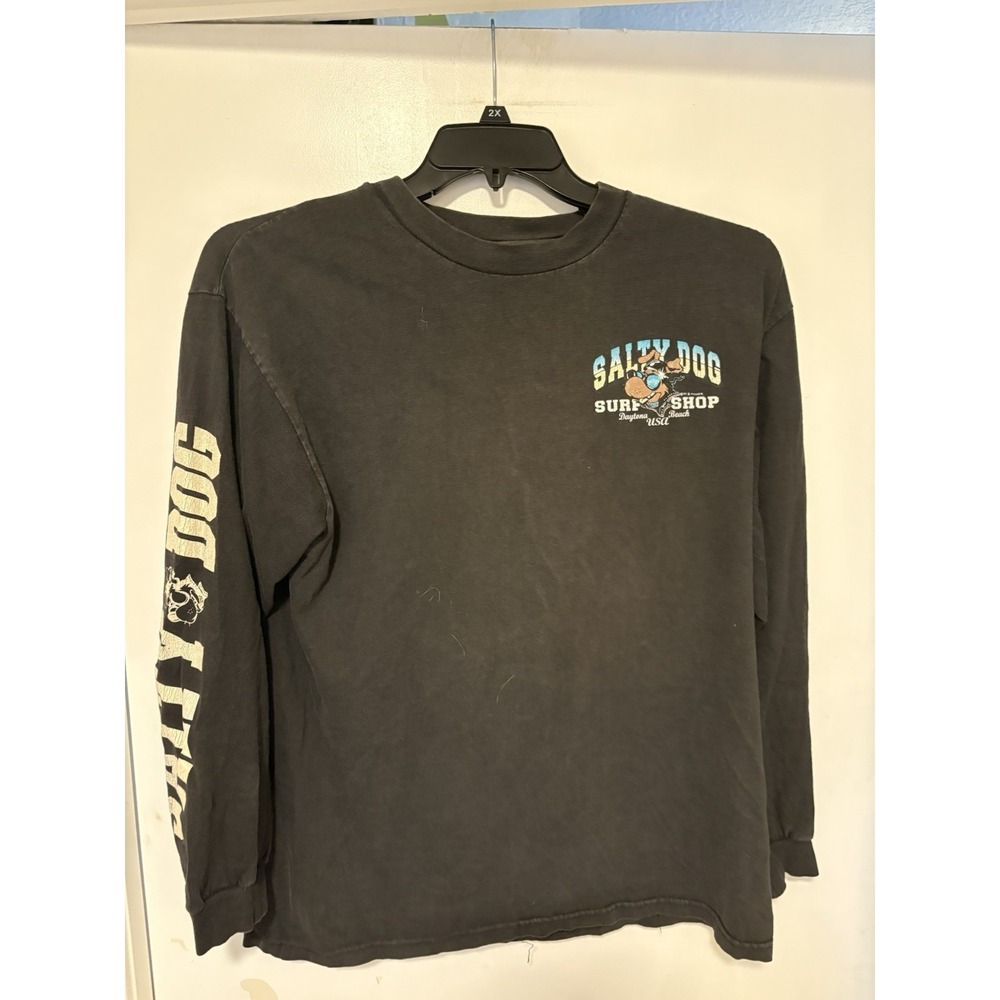 Vintage Salty Dog Long Sleeve Shirt Size L